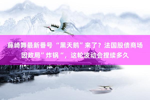 藤崎舞最新番号 “黑天鹅”来了？法国股债商场因政局”炸锅“，这轮波动会捏续多久