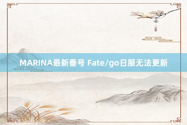 MARINA最新番号 Fate/go日服无法更新