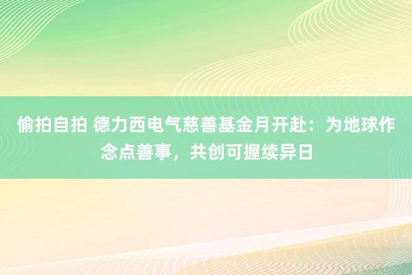 偷拍自拍 德力西电气慈善基金月开赴：为地球作念点善事，共创可握续异日