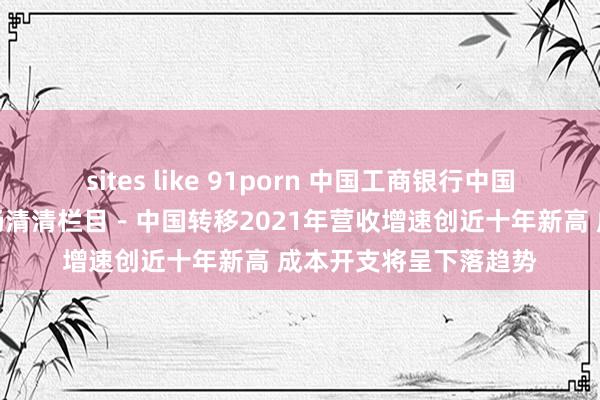 sites like 91porn 中国工商银行中国网站－答理频说念－杨清清栏目－中国转移2021年营收增速创近十年新高 成本开支将呈下落趋势